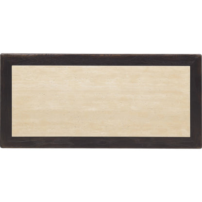 Driftwood One-Drawer Nightstand with Stone by Hooker Furniture. Made from oak solids, oak veneers, stone in a transitional style.