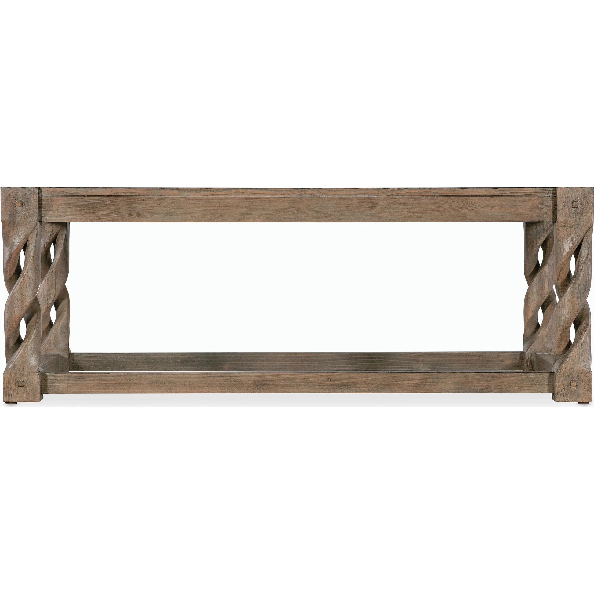 Commerce & Market Jack O'bein Cocktail Table by Hooker Furniture in medium wood and medium wood finish. Made from pine veneers in a modern style.