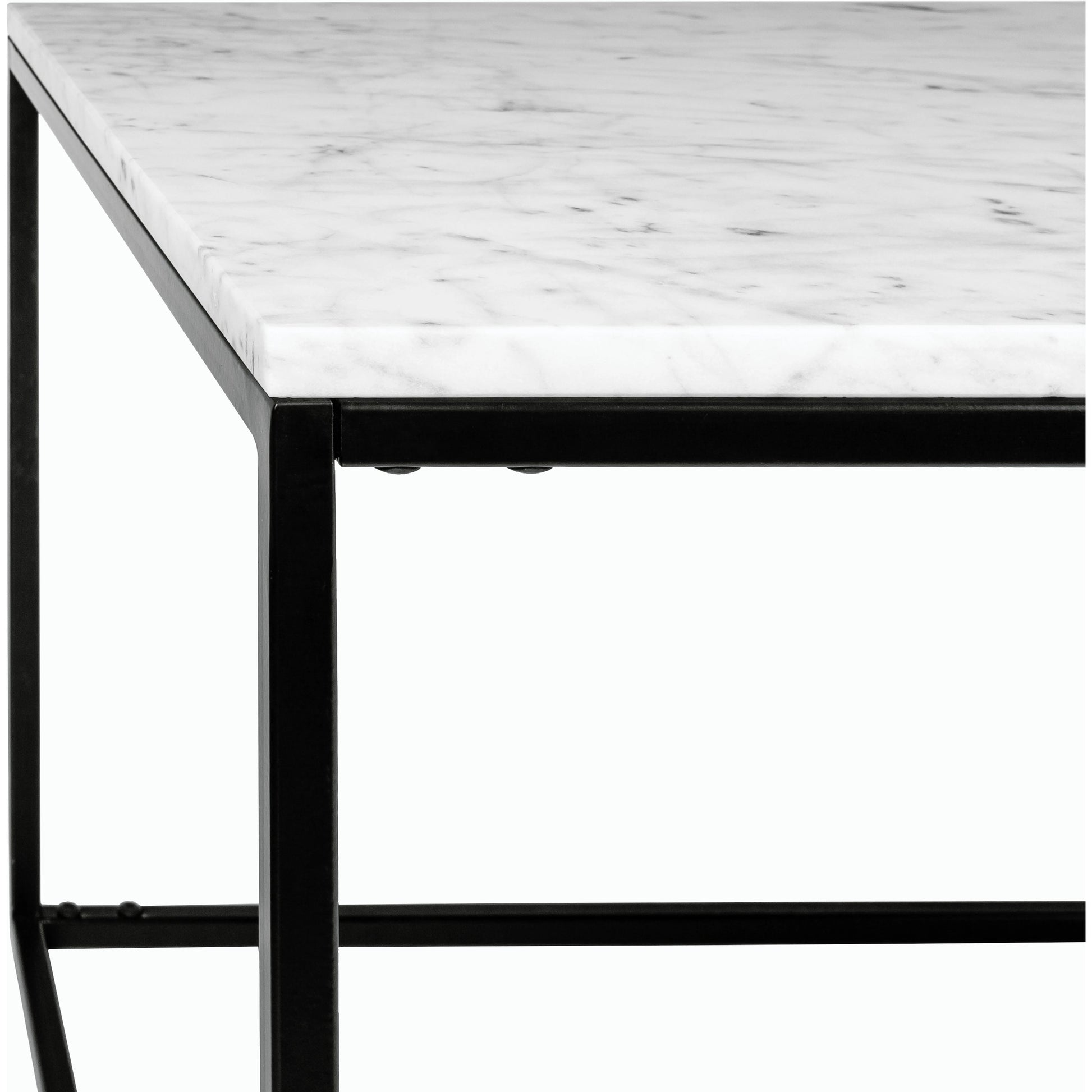 Aryaa Coffee Table by Livabliss in brown and powder coatedwood finish. Made from top: wood, base: 100% metal in a modern style.