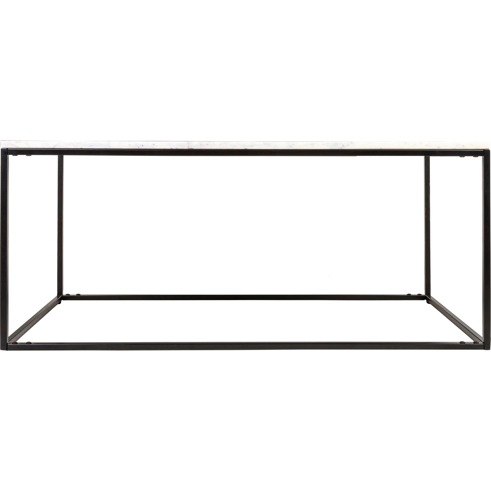 Aryaa Coffee Table by Livabliss in brown and powder coatedwood finish. Made from top: wood, base: 100% metal in a modern style.