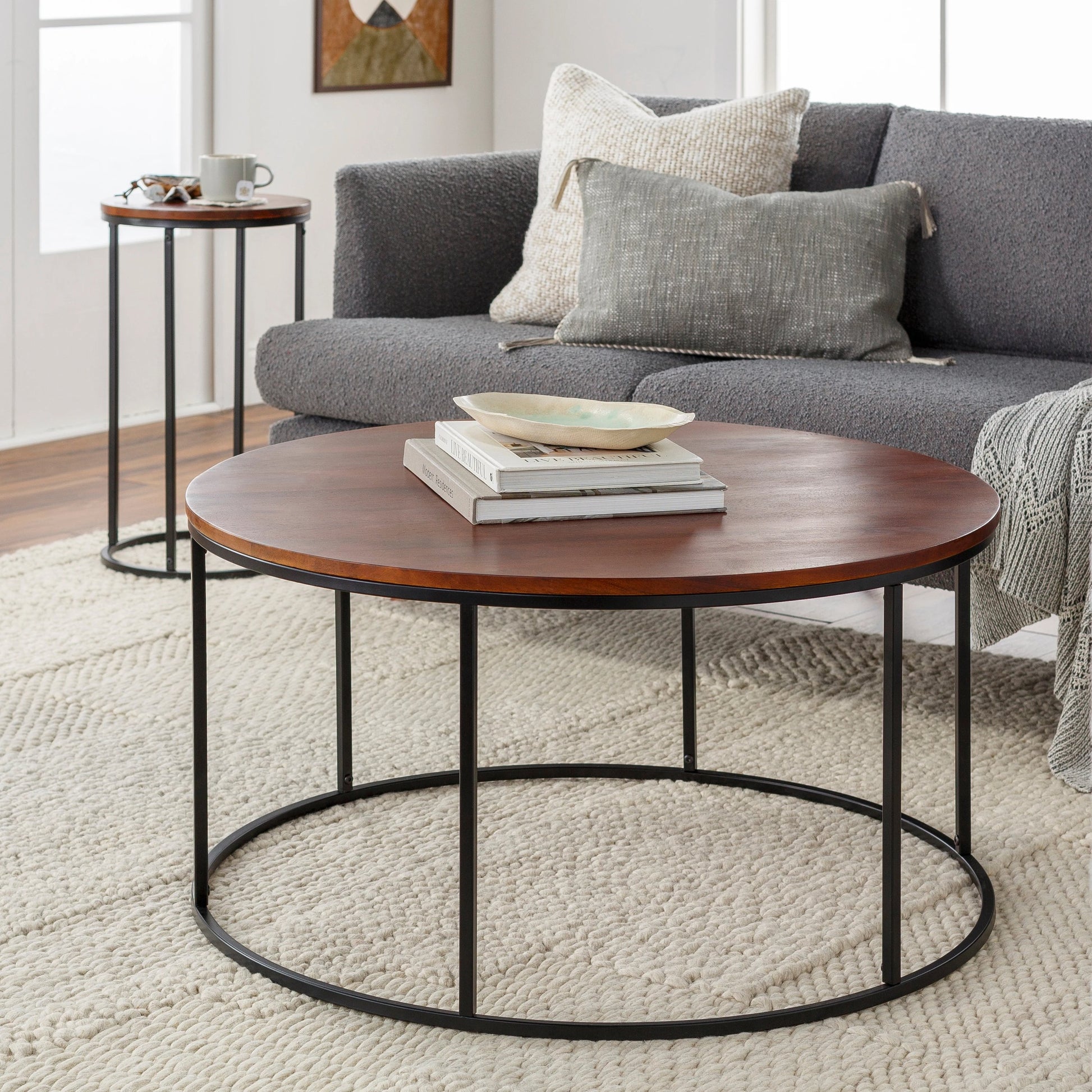 Aryaa - 30747 by Livabliss in top: clear, base: black and powder coatedtranslucent. Made from top: glass, base: 100% metal in a modern style.