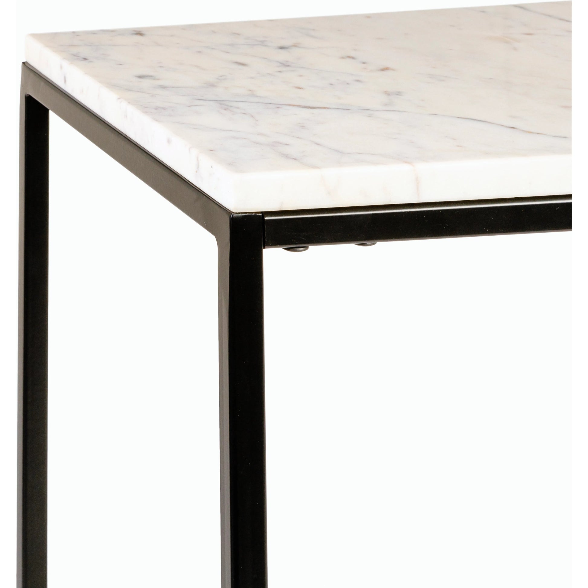 Aryaa - 30749 by Livabliss in white and powder coatednatural. Made from top: marble, base: 100% metal in a modern style.