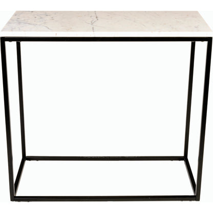 Aryaa - 30749 by Livabliss in white and powder coatednatural. Made from top: marble, base: 100% metal in a modern style.