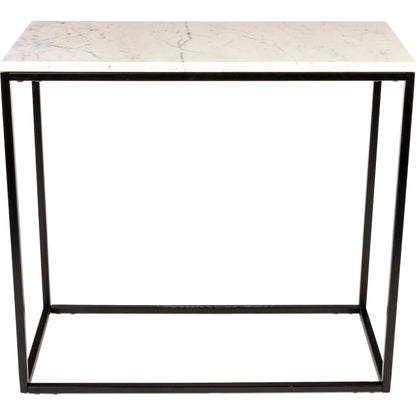 Aryaa - 30749 by Livabliss in white and powder coatednatural. Made from top: marble, base: 100% metal in a modern style.