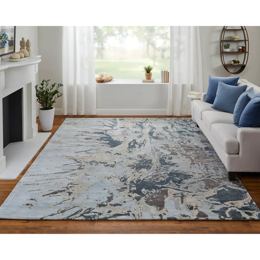 Zarah Rug - 8918F by Feizy. Made from viscose, wool in a unique style.