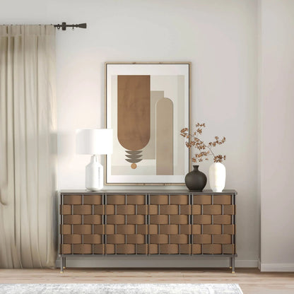 Bishop Sideboard by LH Imports in grey. Made from unique in a transitional style.