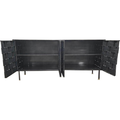 Bishop Sideboard by LH Imports in grey. Made from unique in a transitional style.