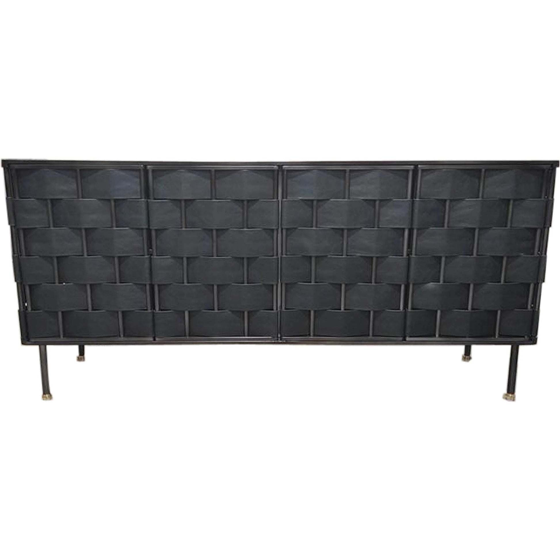 Bishop Sideboard by LH Imports in grey. Made from unique in a transitional style.