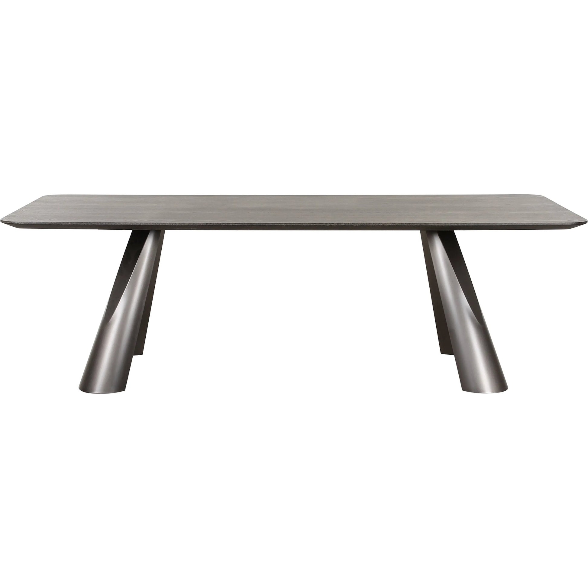 Novara Design Dark Rectangle Dining Table - PLZ-386DT by Pasargad Home in dark brown. Made from mdf in a unique style.