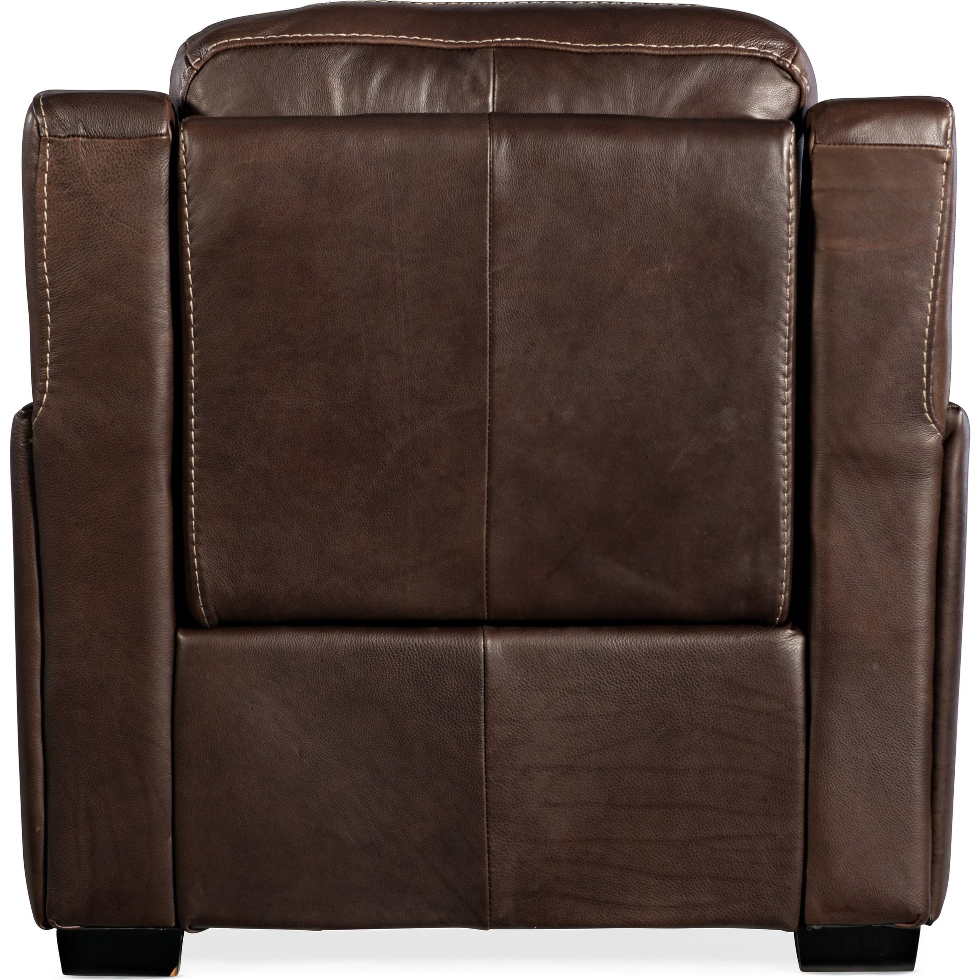 Lincoln Power Recliner by Hooker Furniture in paradise moro. Made from leather in a traditional style.