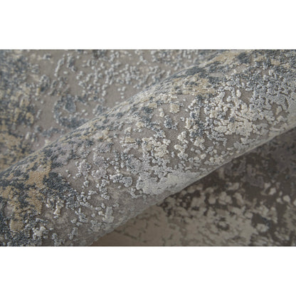 Cadiz Rug - 3888F by Feizy in taupe, gray, silver. Made from viscose, acrylic in a unique style.