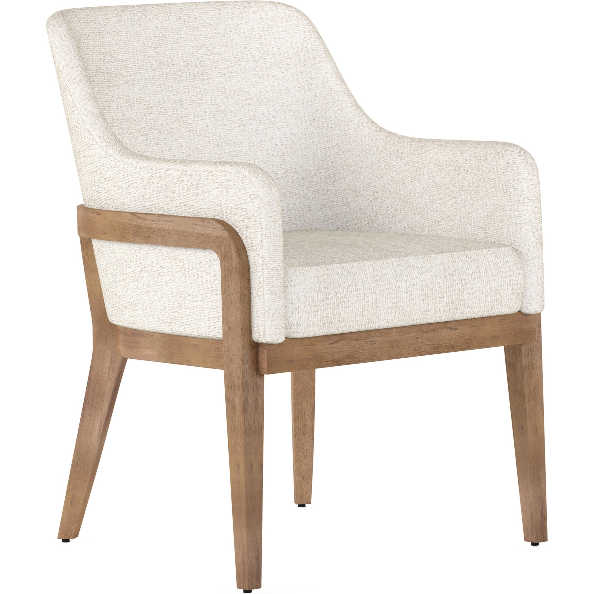 Portico Upholstered Arm Chair by A.R.T. Furniture in sienna. Made from parawood solids, foam, fabric in a modern style.