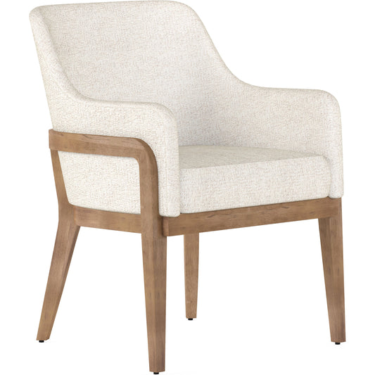 Portico Upholstered Arm Chair by A.R.T. Furniture in sienna. Made from parawood solids, foam, fabric in a modern style.