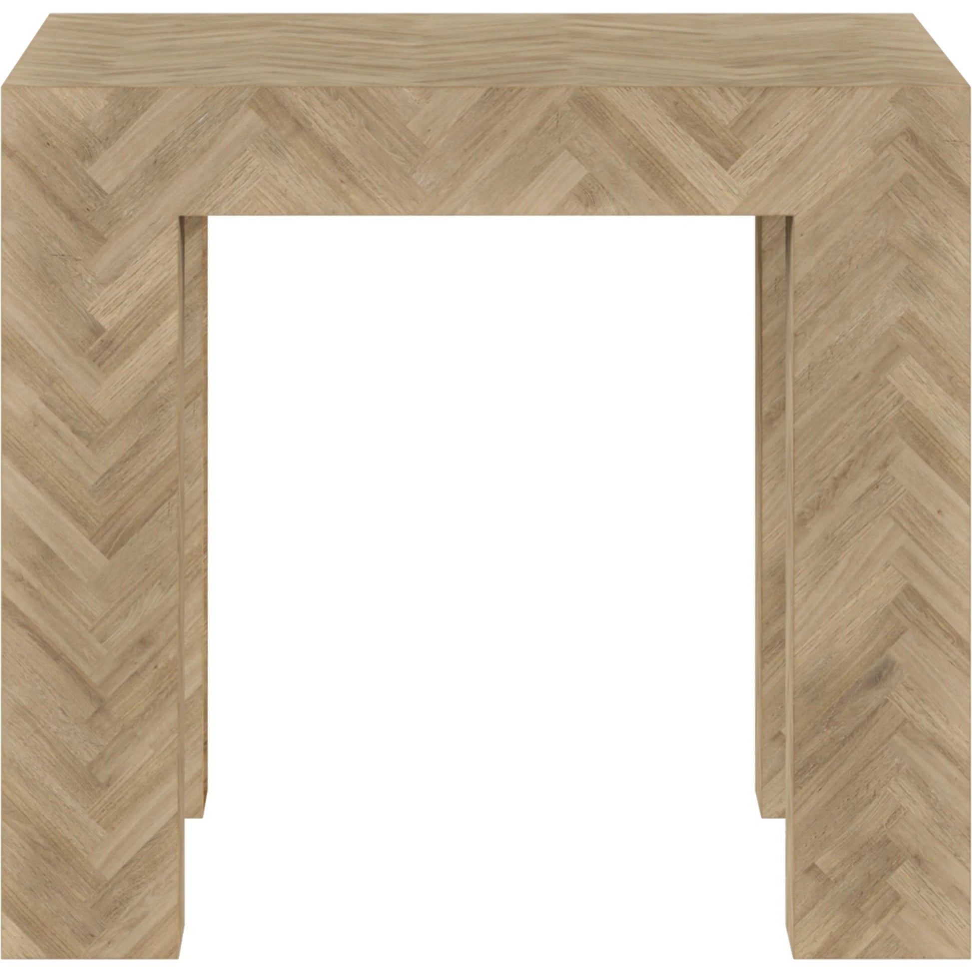 Garrison Square End Table by A.R.T. Furniture in washed oak. Made from parawood solids with ash embossing, white oak veneers in a cottage & farmhouse style.