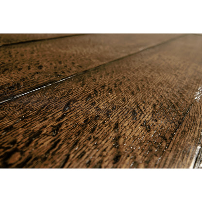 Country Farmhouse Tudor Style Dark Oak Buffet by Jonathan Charles in brown and dark brown tudor oak. Made from oak in a traditional style.