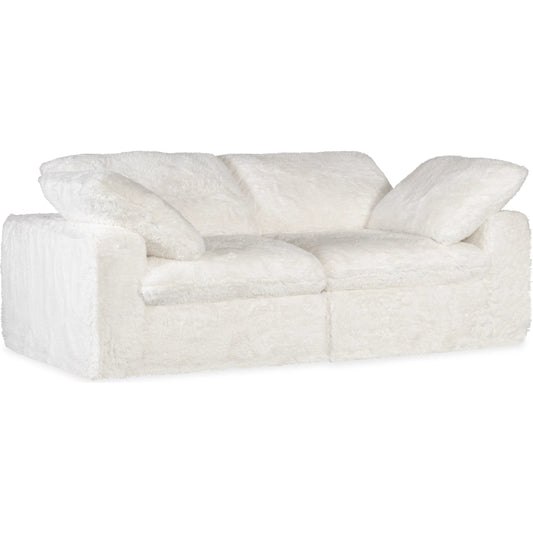 Barefoot 2-Seat Sofa by Hooker Furniture in white. Made from 100% polyester in a transitional style.