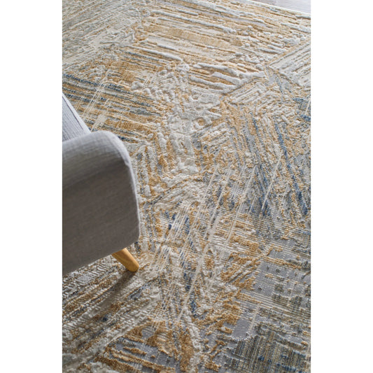 Laina Transitional Rug - 39G6F by Feizy in tan, ivory, gray. Made from unique in a unique style.