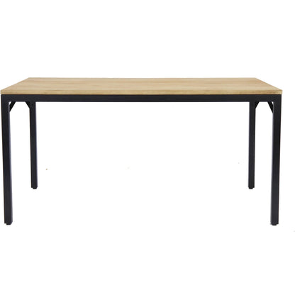 Flynn Dining Table by LH Imports in natural, black. Made from unique in a modern style.
