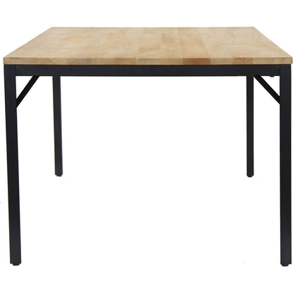 Flynn Dining Table by LH Imports in natural, black. Made from unique in a modern style.