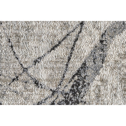Kano Transitional Rug - 3877F by Feizy in taupe, gray, ivory. Made from polypropylene, polyester in a unique style.