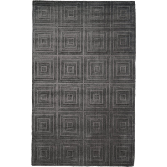 Spencer Geometric Rug - I6060 by Feizy in gray. Made from viscose, wool in a unique style.