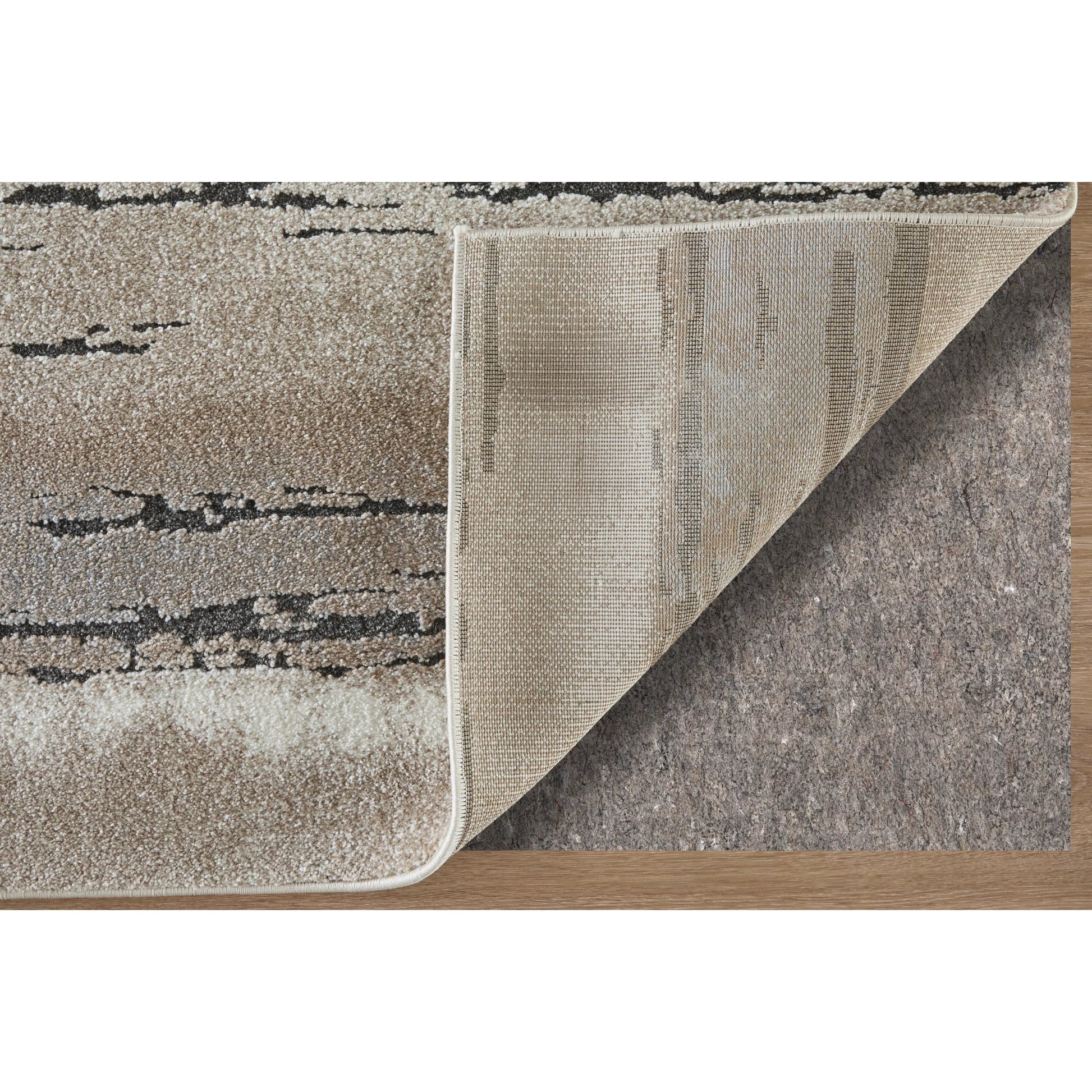 Gilmore Stripes GIL39UQF Rug by Feizy in ivory, gray, green. Made from polypropylene in a unique style.