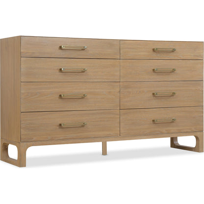 Banyon Bay Eight Drawer Dresser by Hooker Furniture in light wood. Made from unique in a transitional style.