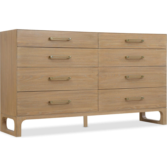 Banyon Bay Eight Drawer Dresser by Hooker Furniture in light wood. Made from unique in a unique style.
