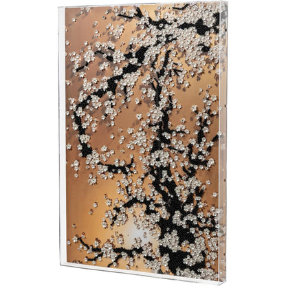 Eternal Blossom Framed Art by Zentique in multi-color and clear/translucent. Made from durable thermoplastic plastic, acrylic frame in a unique style.