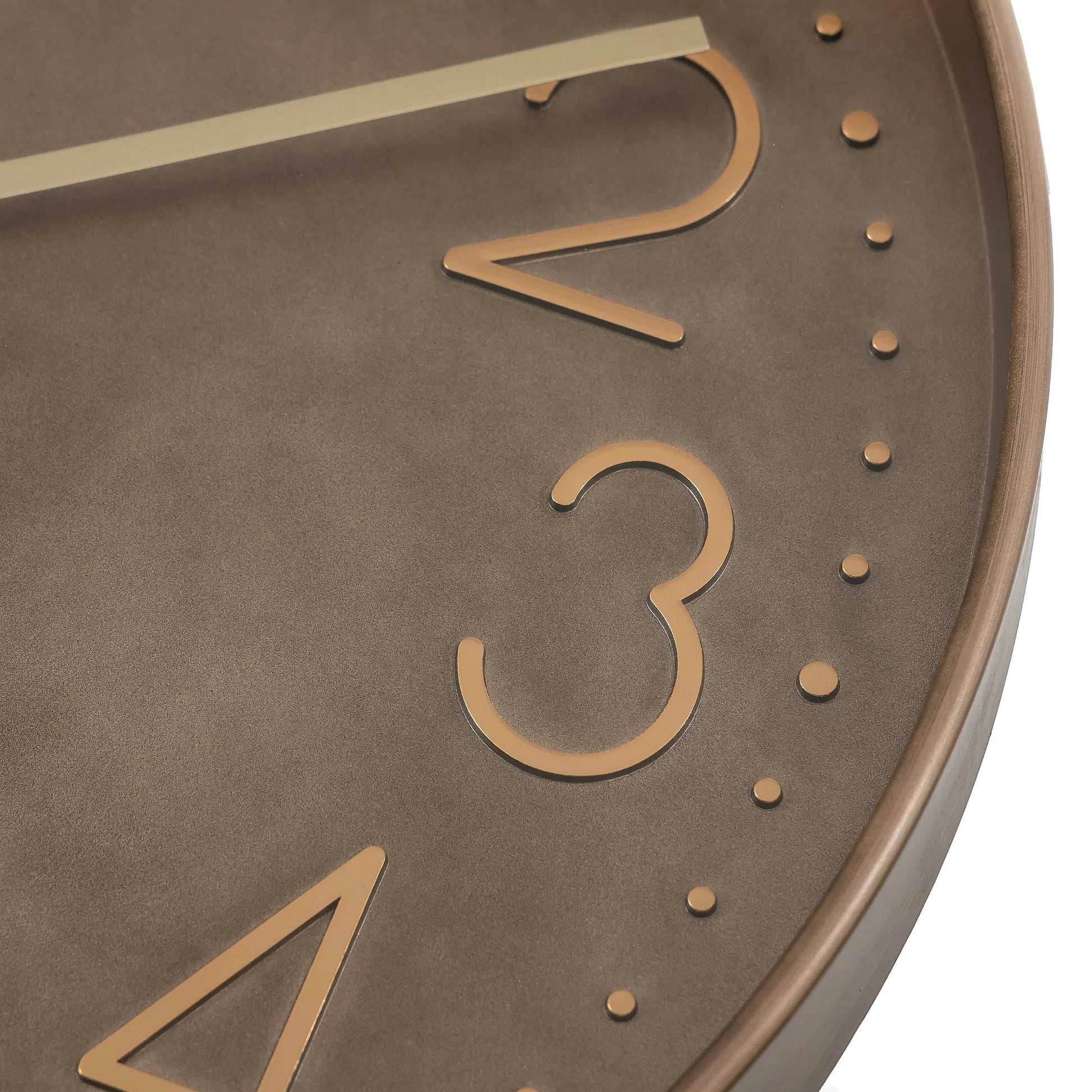 Briarcliff Industrial Bronze-Look Round Wall Clock – 19.7" by Zentique in bronze and bronze. Made from metal in a unique style.