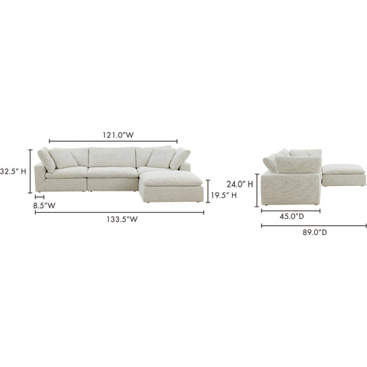 Clay Lounge Modular Sectional by Moe's Home Collection. Made from unique in a modern style.