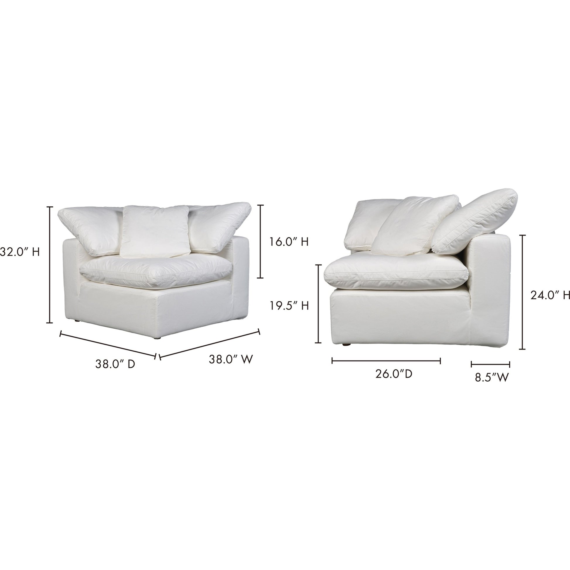 Terra Condo Corner Chair by Moe's Home Collection. Made from unique in a modern style.