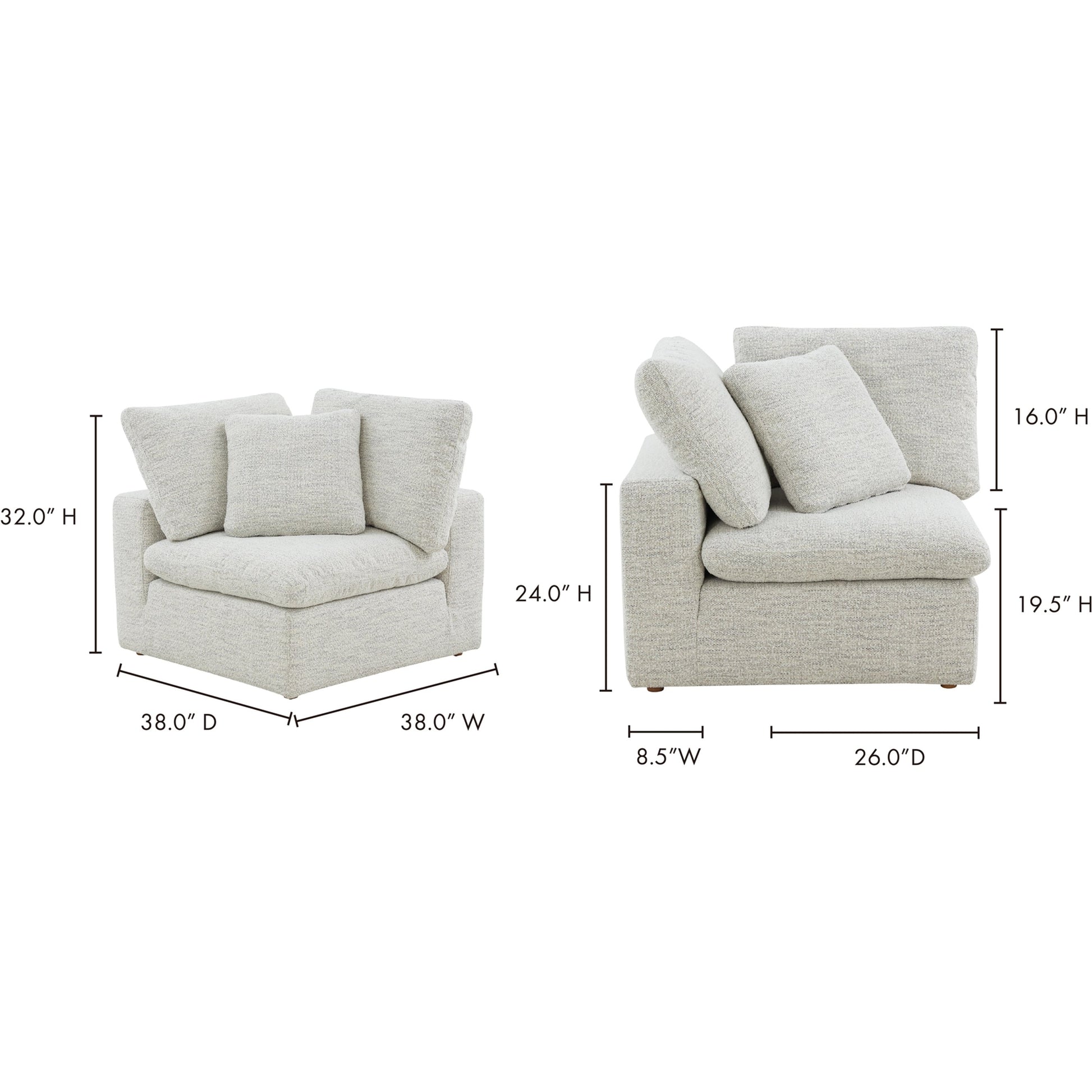 Terra Condo Corner Chair by Moe's Home Collection. Made from unique in a modern style.