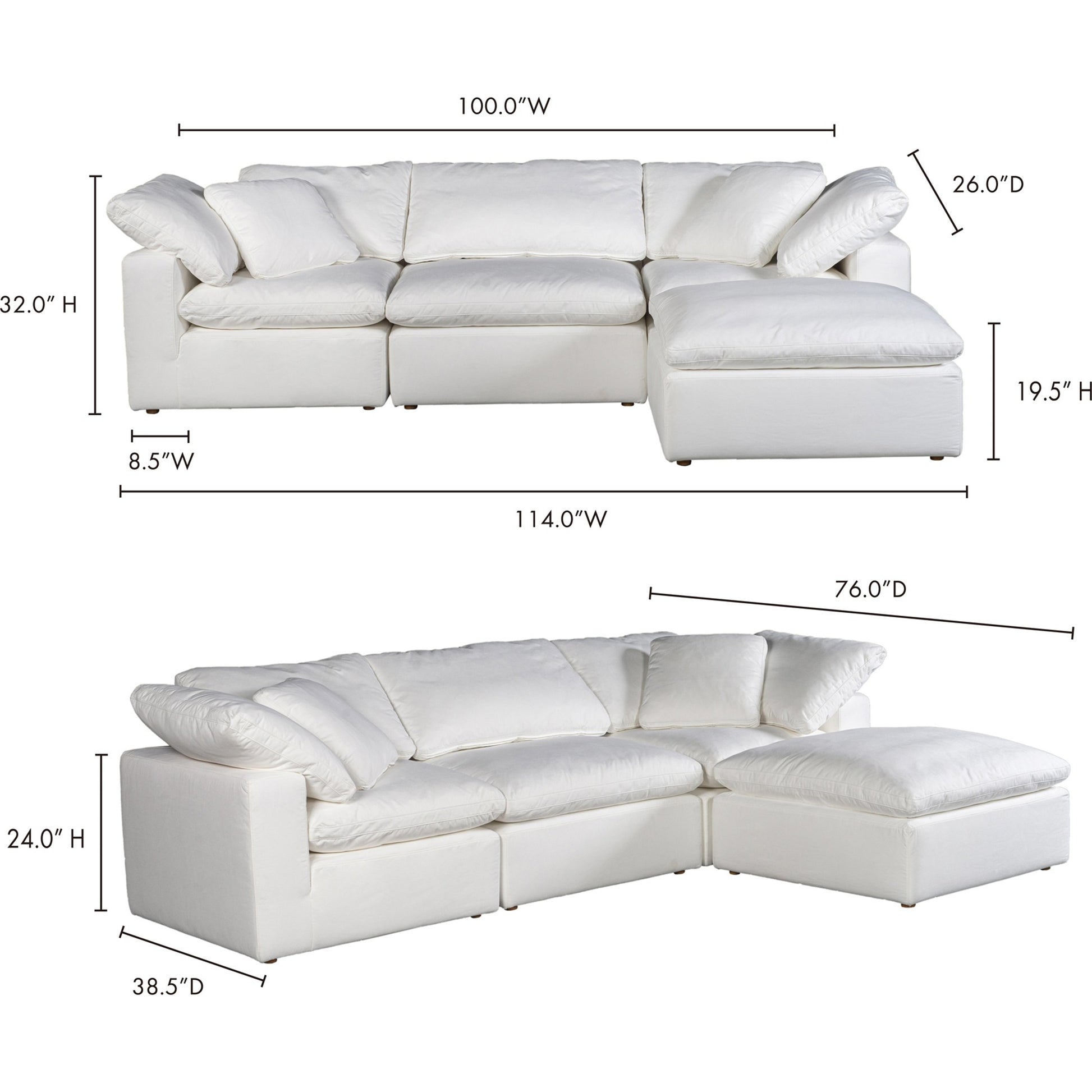 Terra Condo Lounge Modular Sectional by Moe's Home Collection. Made from unique in a modern style.