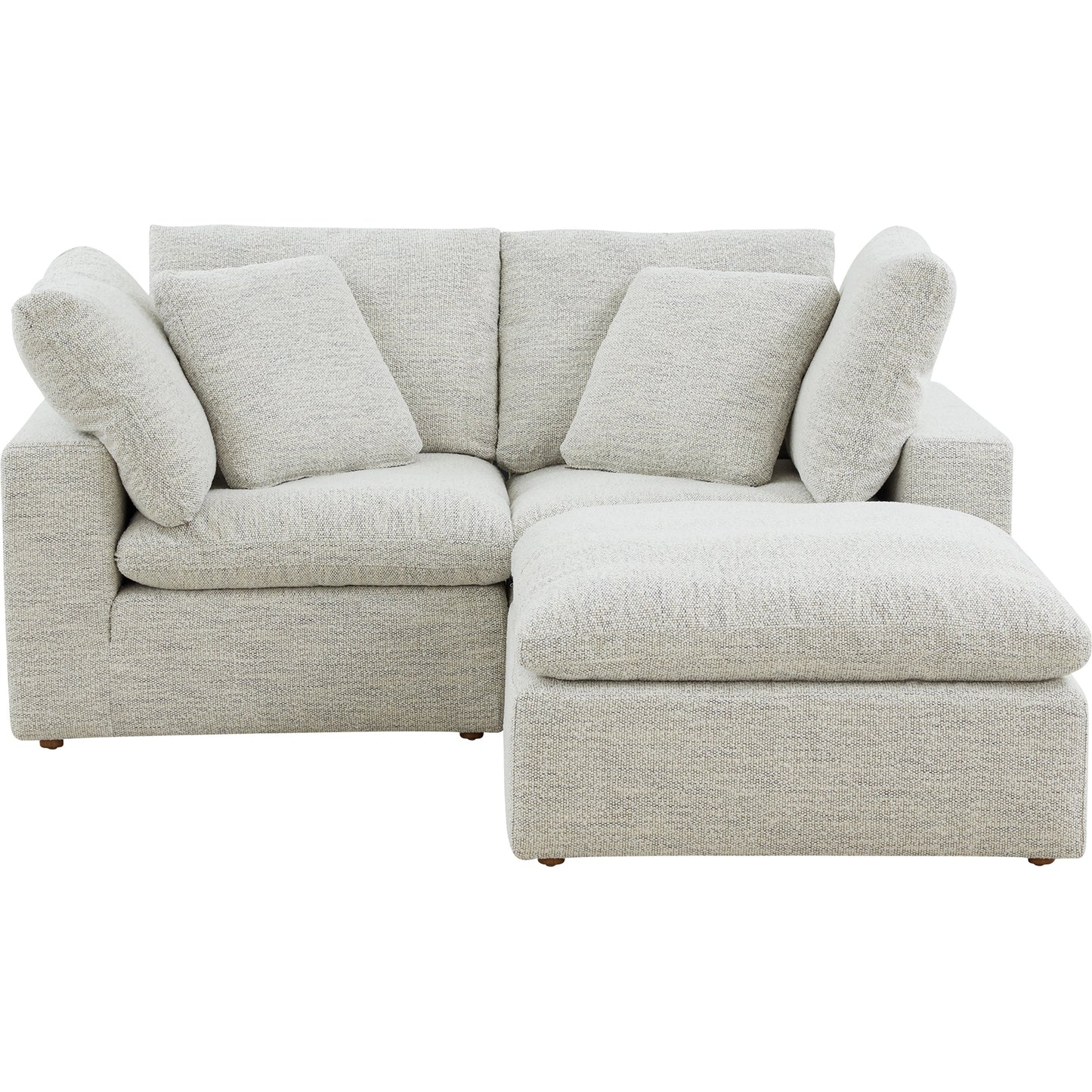 011 SI-1985462 | Additional Silo | Terra Condo Nook Modular Sectional by Moe's Home Collection in coastside sand. Made from upholstery: neverfear™ fabric, 100% polyester, plywood frame, 50% feather, fibre blend channeled in a modern style.