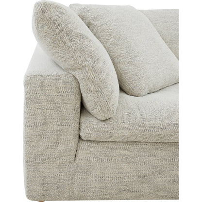 Terra Condo Nook Modular Sectional by Moe's Home Collection in coastside sand. Made from upholstery: neverfear™ fabric, 100% polyester, plywood frame, 50% feather, fibre blend channeled in a modern style.