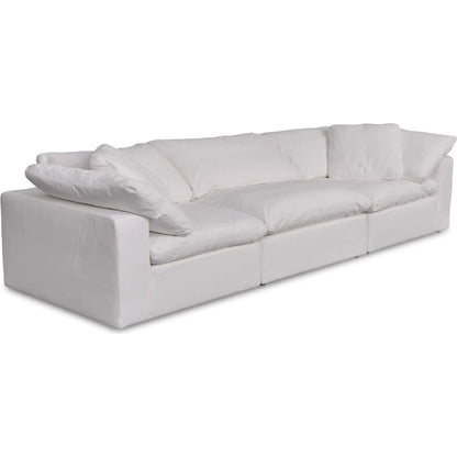 Clay Modular Sofa Performance Fabric by Moe's Home Collection. Made from upholstery: 100% polyester livesmart stain resistant fabric, wood, plywood frame, 50% feather, fill, 20% feather, fibre in a transitional style.