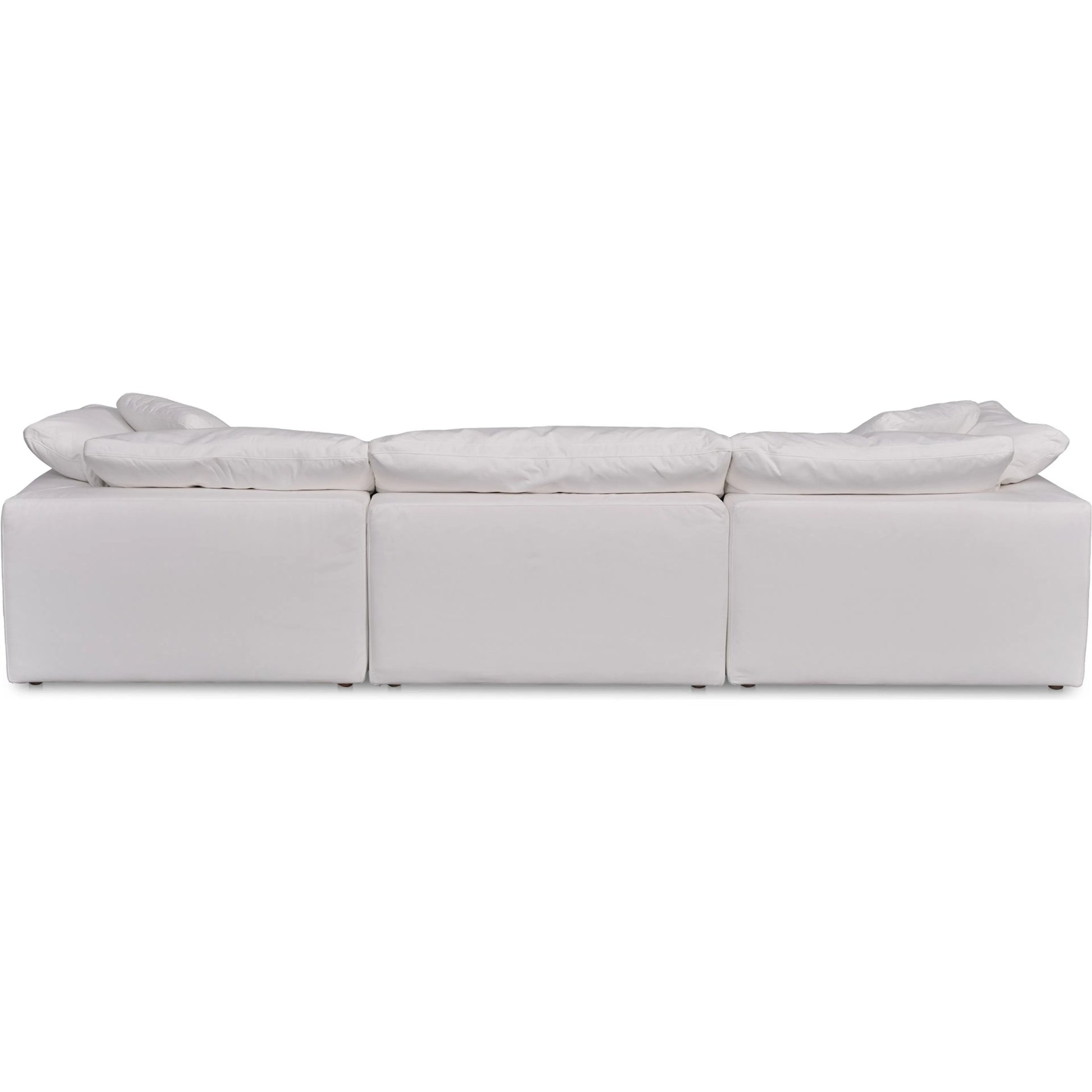 Clay Modular Sofa Performance Fabric by Moe's Home Collection. Made from upholstery: 100% polyester livesmart stain resistant fabric, wood, plywood frame, 50% feather, fill, 20% feather, fibre in a transitional style.