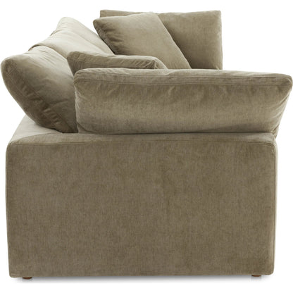 Clay Modular Sofa Performance Fabric by Moe's Home Collection. Made from upholstery: 100% polyester livesmart stain resistant fabric, wood, plywood frame, 50% feather, fill, 20% feather, fibre in a transitional style.