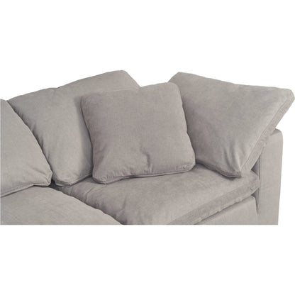 Clay Modular Sofa Performance Fabric by Moe's Home Collection. Made from upholstery: 100% polyester livesmart stain resistant fabric, wood, plywood frame, 50% feather, fill, 20% feather, fibre in a transitional style.
