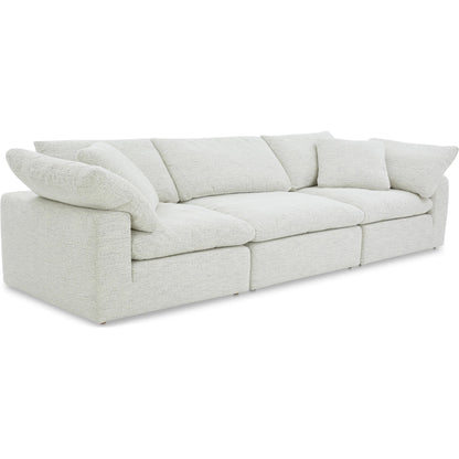 Clay Modular Sofa Performance Fabric by Moe's Home Collection. Made from upholstery: 100% polyester livesmart stain resistant fabric, wood, plywood frame, 50% feather, fill, 20% feather, fibre in a transitional style.