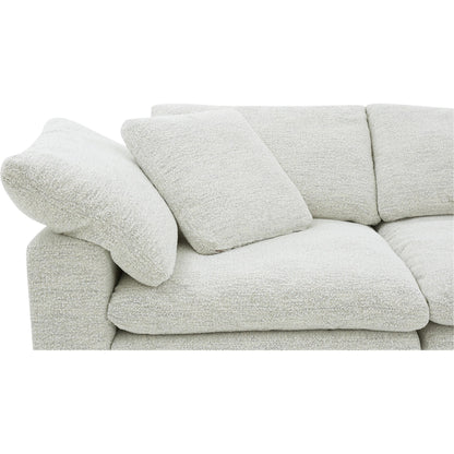 Clay Modular Sofa Performance Fabric by Moe's Home Collection. Made from upholstery: 100% polyester livesmart stain resistant fabric, wood, plywood frame, 50% feather, fill, 20% feather, fibre in a transitional style.