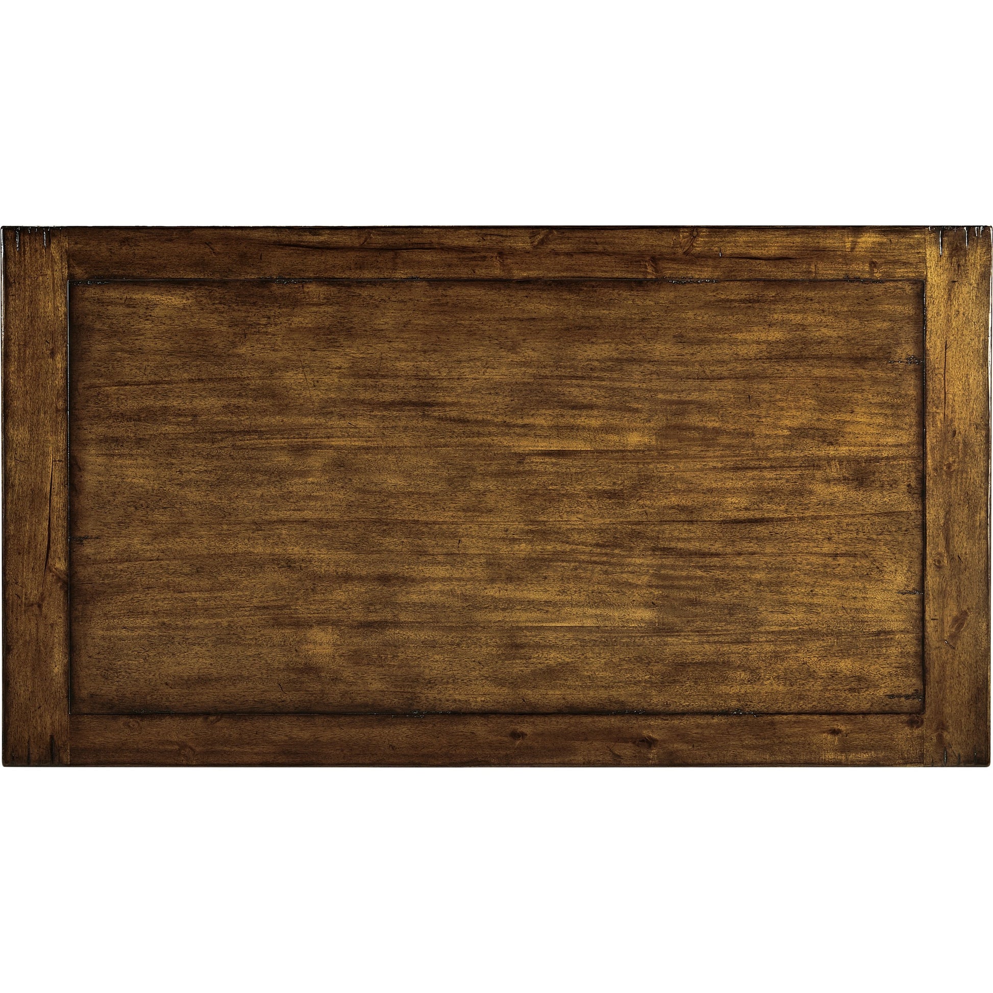 Windsor French Renaissance Style Library Table by Jonathan Charles in brown and medium antique walnut. Made from acacia in a traditional style.