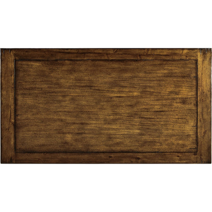 Windsor French Renaissance Style Library Table by Jonathan Charles in brown and medium antique walnut. Made from acacia in a traditional style.