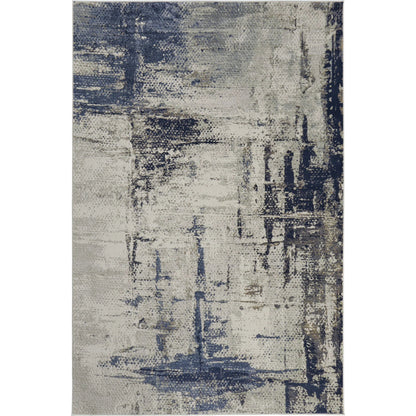 Mandana CME39LZF Rug by Feizy in ivory, blue. Made from polyester, polypropylene in a unique style.