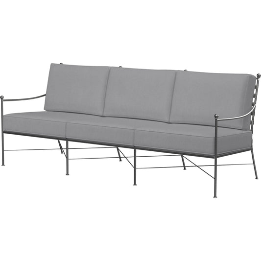 Provence Outdoor Sofa by Sunset West. Made from wrought iron in a modern style.