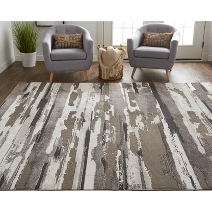 Vancouver Transitional Rug - 39FEF by Feizy. Made from 74% polypropylene frieze, 26% high bulk polyester in a unique style.