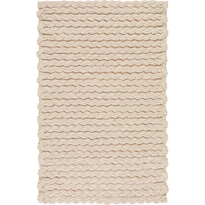 Yukon Rug - 12752 by Surya in light beige. Made from 1000% wool - felted in a unique style.