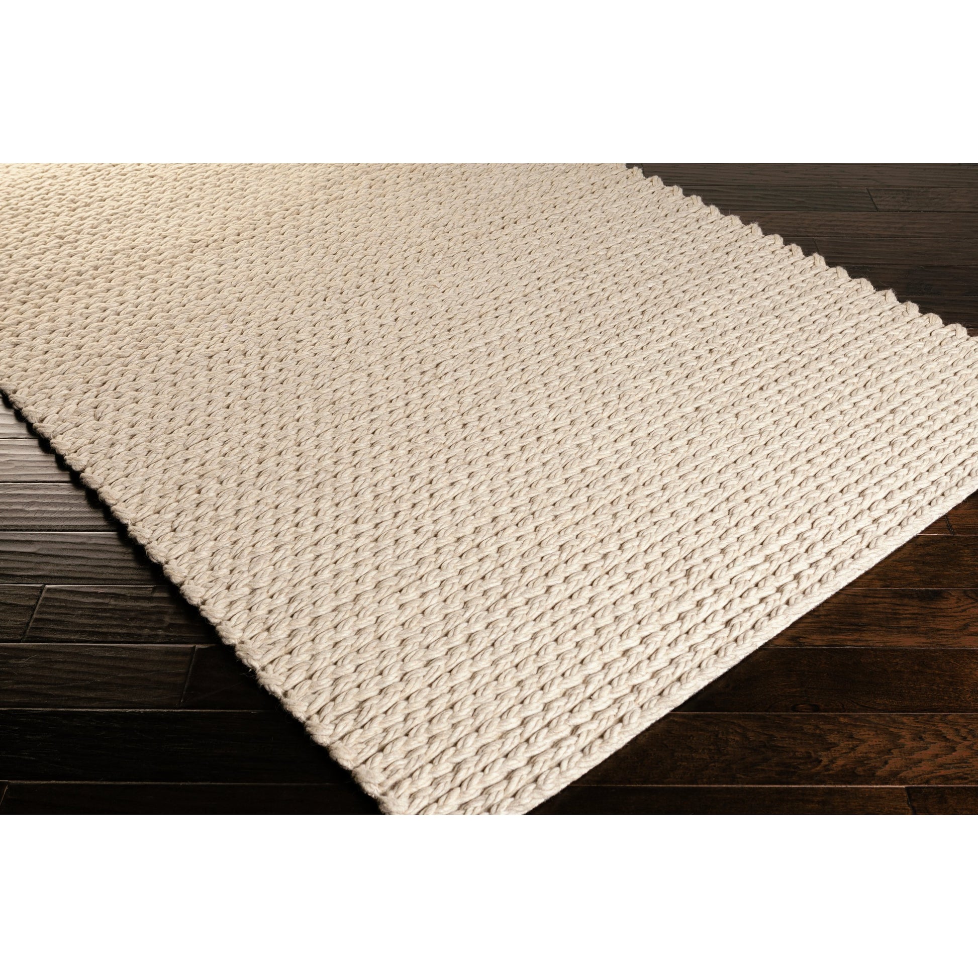 Yukon Rug - 12752 by Surya in light beige. Made from 1000% wool - felted in a unique style.