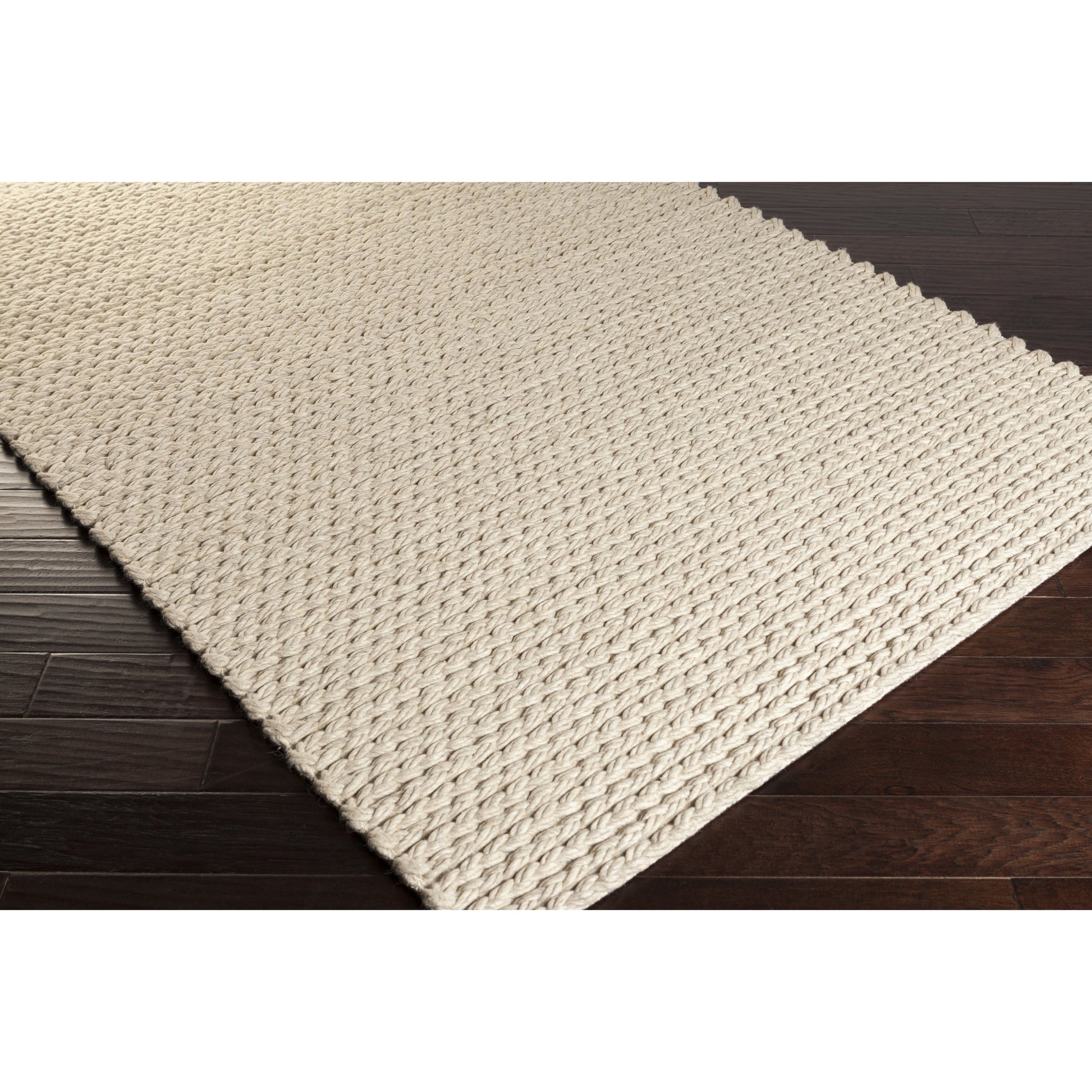 Yukon Rug - 12752 by Surya in light beige. Made from 1000% wool - felted in a unique style.